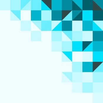 Background structure from geometric shapes in one tone