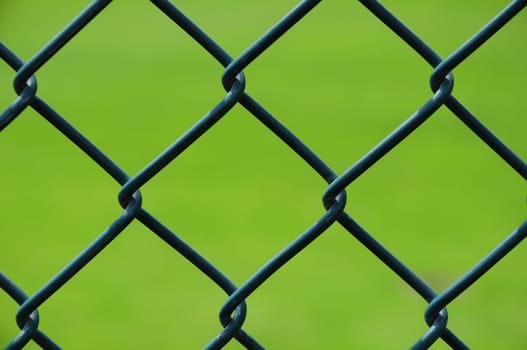 Wire mesh fence