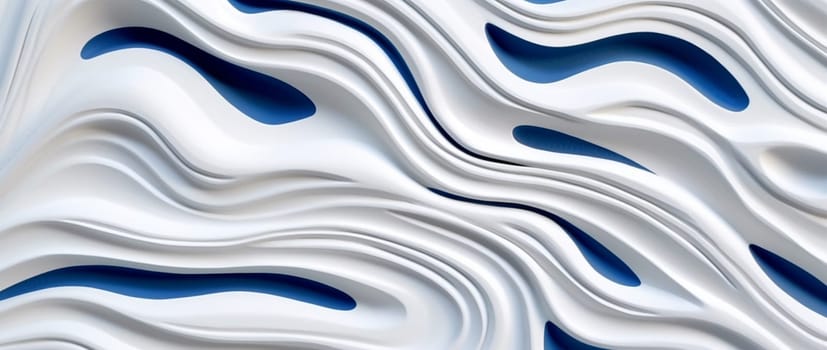 summer wave effect ripple fluid pattern abstract ocean blue texture transparent design background spa splash trendy sea illustration banner pure water. Generative AI.