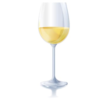 White wine glass