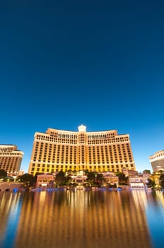 Las Vegas - 11 Sep 2010  - Bellagio Hotel Casino during sunset