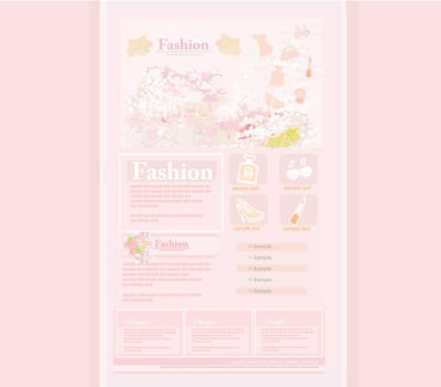 Fashion shopping Website template