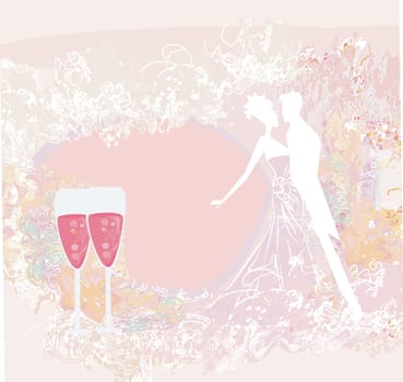 Ballroom dancers - invitation