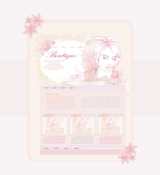 Fashion shopping Website template