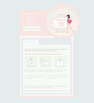 Fashion shopping Website template