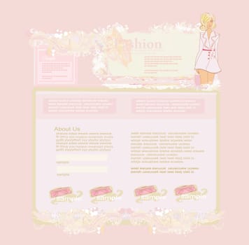 Fashion shopping Website template