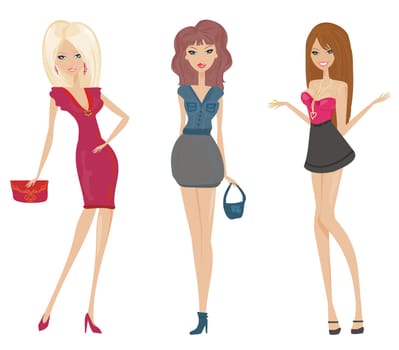 fashion shopping girls