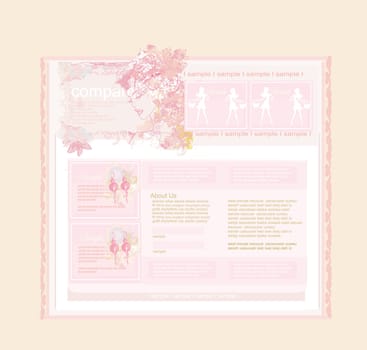 Fashion shopping Website template
