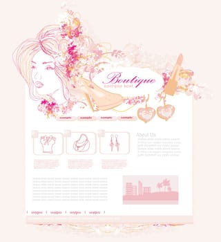 Fashion shopping Website template