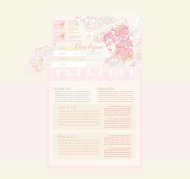 Fashion shopping Website template