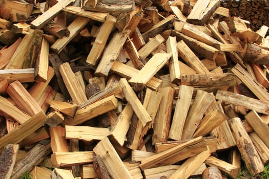 sawn and split firewood