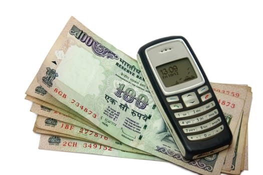 Facilitation of financial transactions using mobile phone