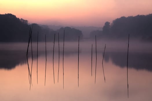 Pricking of fishing in the Glienicke Laake