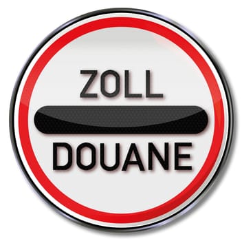 Shield Customs Douane