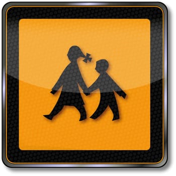 School transport sign