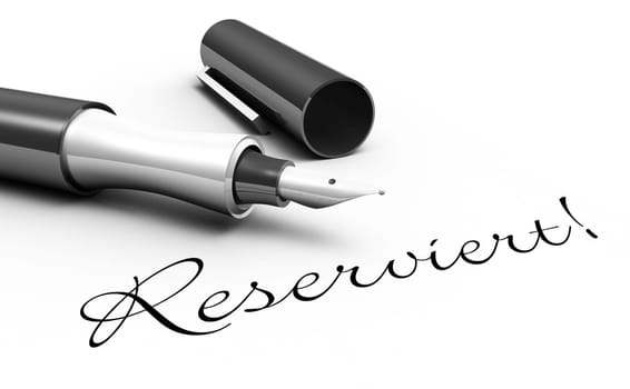 Reserved! - Pen concept