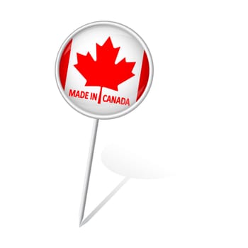 Pin round - MADE IN CANADA