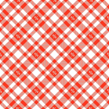 Percentages on Plaid Tablecloths Pattern - Endless