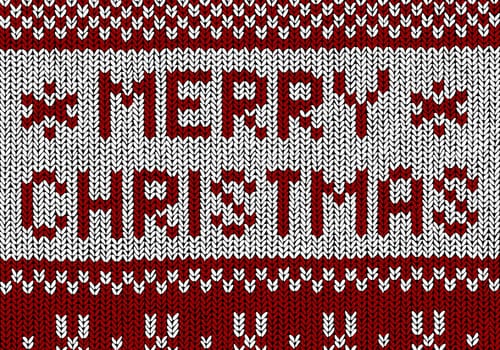 Merry Christmas - Norwegian Pattern