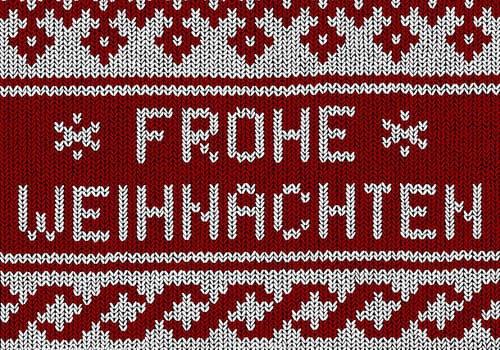 Merry Christmas - Norwegian Pattern