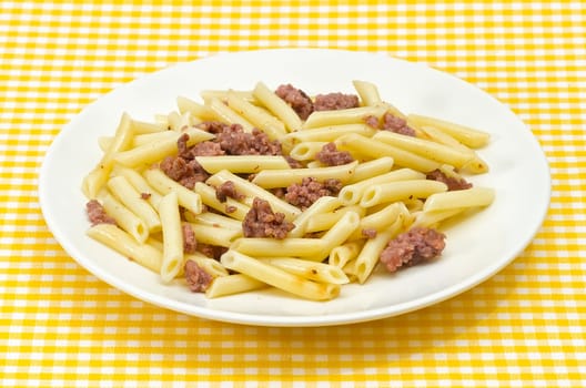 Traditional Italian macaroni pasta