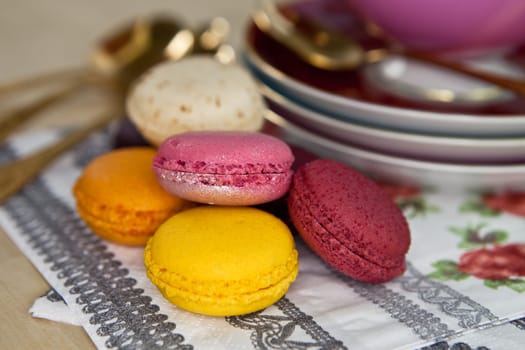 Colorful Macarons