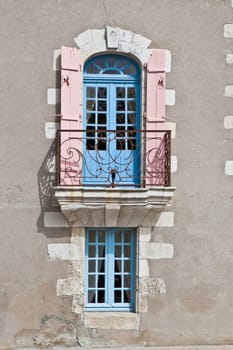 Old Fashioned Window with Balcony