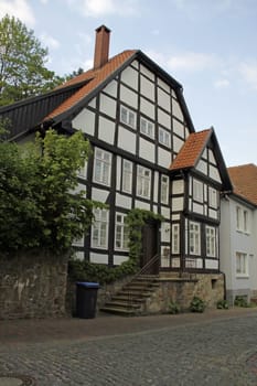 Half-timbered house in Vlotho