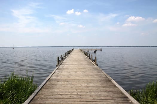 Jetty in the Steinhuder Meer