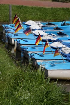 Electric boats in Steinhude
