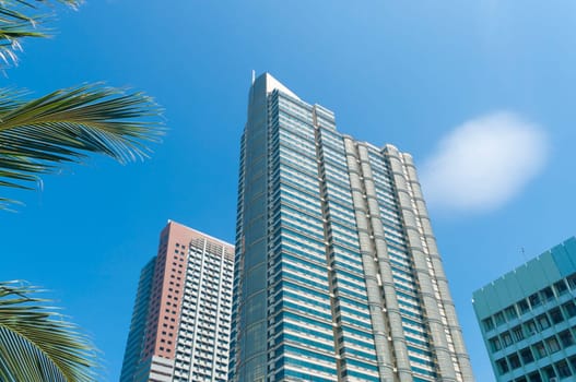 tall residential apartment buildings in Manila, Philippines