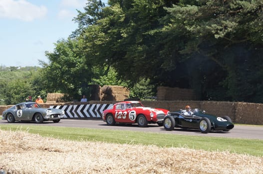 30th June 2012 at Goodwood Festival of Speed, West Sussex, England vintage car r