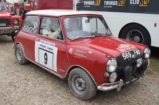 30th June 2012 at Goodwood Festival of Speed, West Sussex, England. Forest Rally