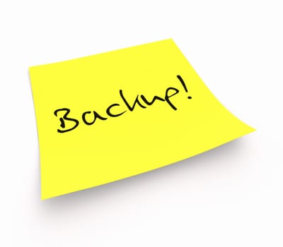Sticky notes - backup!