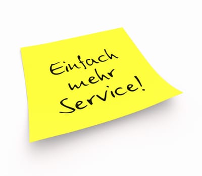 Notepads - Simply more service!