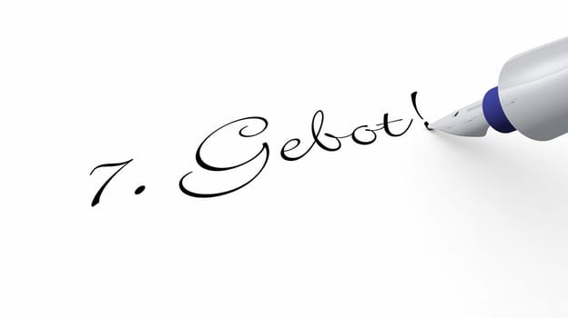 Pen Concept - 7th Commandment!