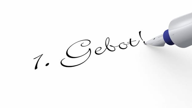 Pen Concept - 1st Commandment!