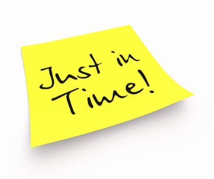Notes - Just in Time!