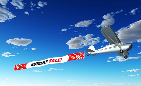 Airplane Banner - Summer Sale!