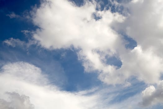 Blue sky with cloud