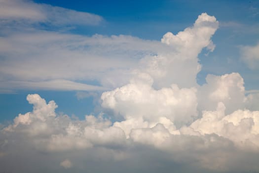 Blue sky with cloud