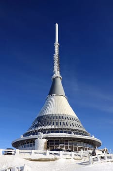 Czech Republic - Liberec - transmitter Jested in winter