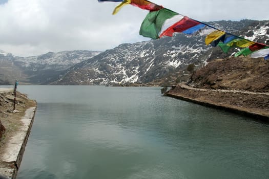 Tsomgo Lake, 12400 feet altitude, Ganktok, Sikkim, India, Asia