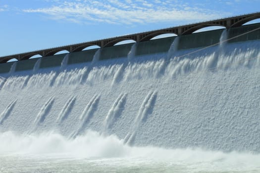 The Grand Coulee Hydroelectric Dam in Washington, U.S.A.