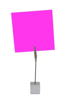 Blank notepad and note holder
