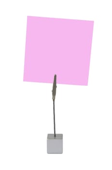 Blank notepad and note holder