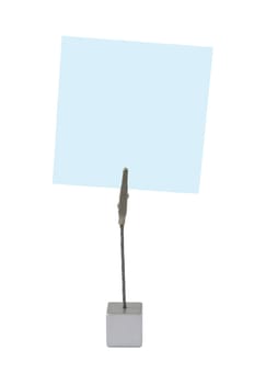 Blank notepad and note holder