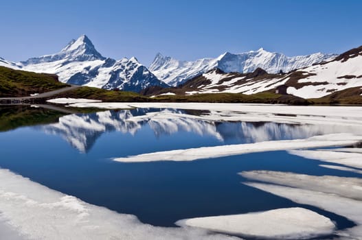 Bachalpsee with reflection