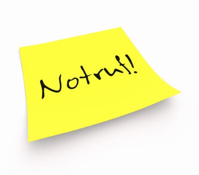 Notes - emergency call!