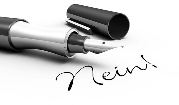 No! - Pen concept